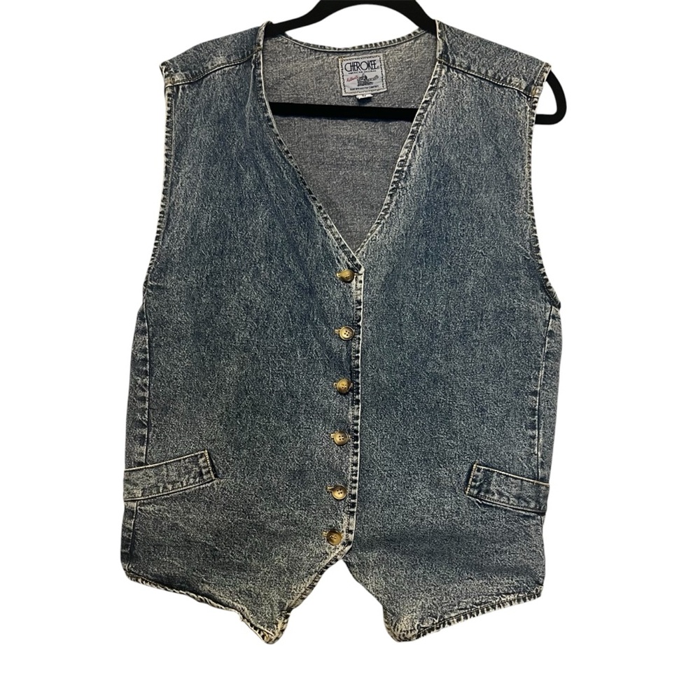 Vintagee Cherokee denim vest